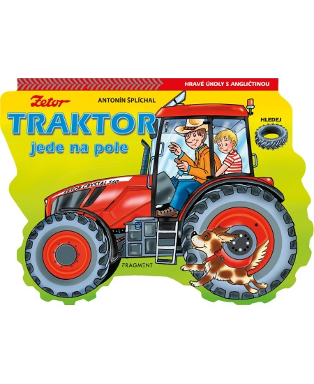 Traktor jede na pole