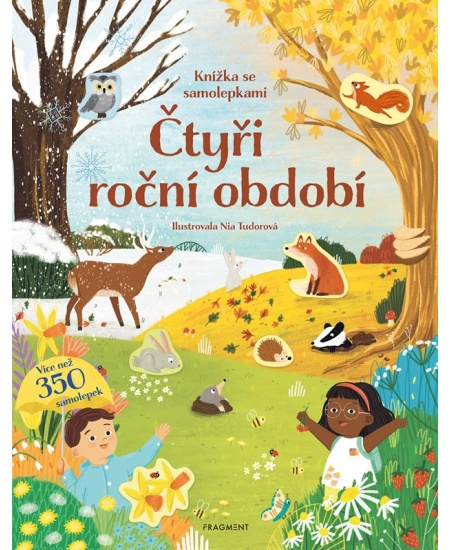 Knížka se samolepkami - Čtyři roční období - Joli Hannah