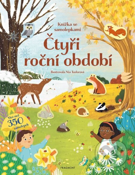 Knížka se samolepkami - Čtyři roční období - Joli Hannah