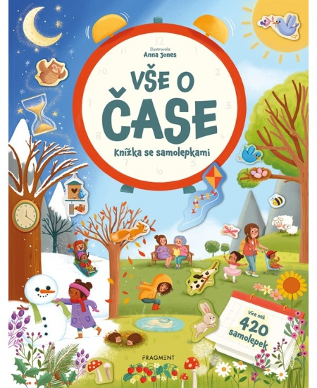 Knížka se samolepkami - Vše o čase - Joli Hannah