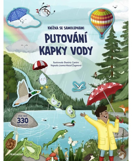 Knížka se samolepkami - Putování kapky vody - Bára Pospíšilová, Joanna Mazal Zaganova