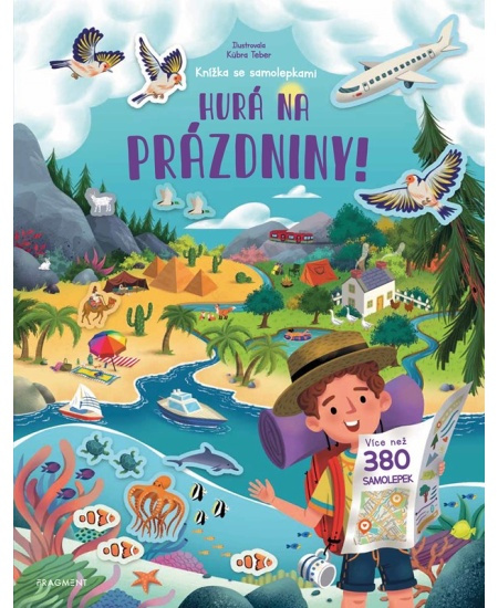 Knížka se samolepkami - Hurá na prázdniny - Joli Hannah