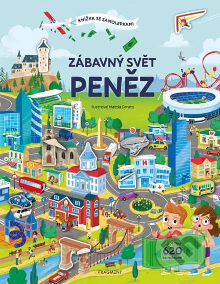 Knížka se samolepkami - Zábavný svět peněz Fragment