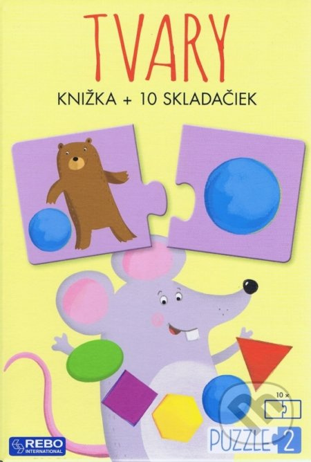 Tvary - knižka + 10 skladačiek - Matteo Gaule - kniha z kategorie Naučné knihy