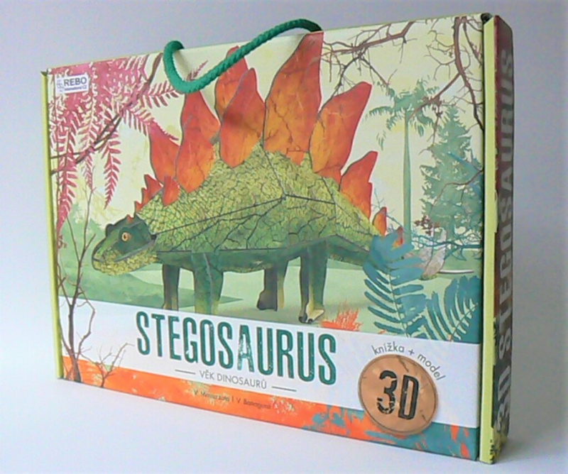 Stegosaurus 3D model (Věk dinosaurů) - Valentina Bonaguro - hra z kategorie Naučné knihy