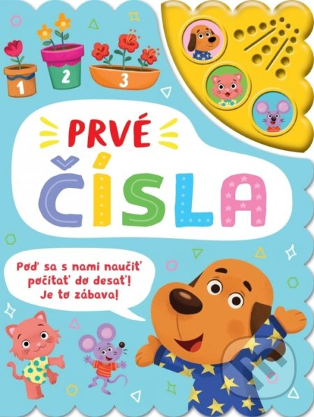 Prvé čísla - 3 zvukové tlačítka - kniha z kategorie Pro děti
