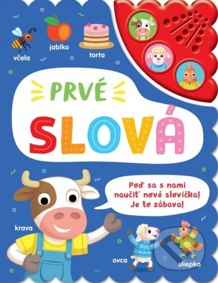 Prvé slová - 3 zvukové tlačítka - kniha z kategorie Pro děti