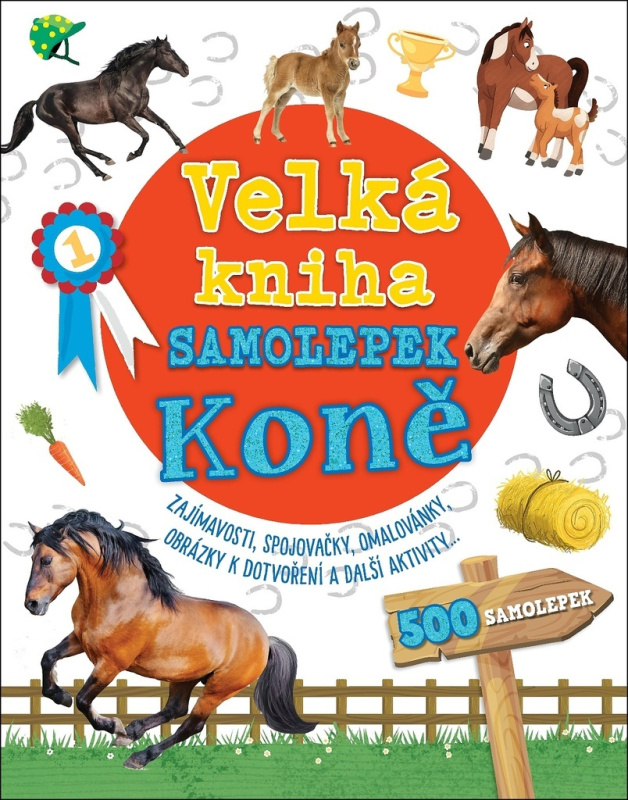 Velká kniha samolepek - Koně