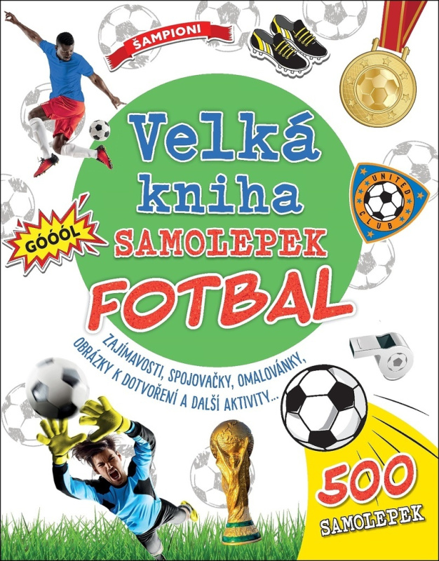 Velká kniha samolepek - Fotbal - Claire Sipi