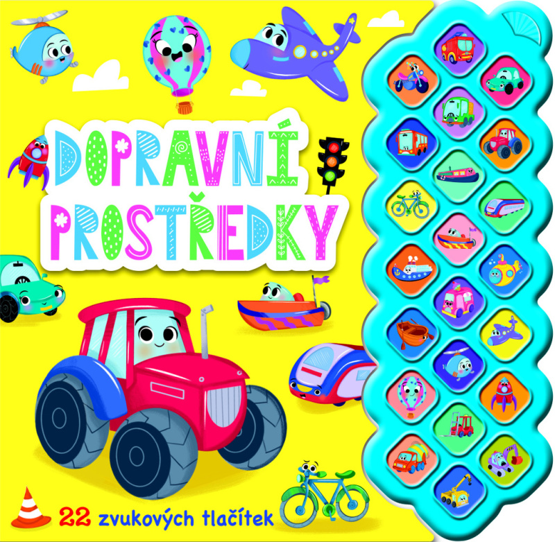 Dopravní prostředky - 22 zvukových tlačítek