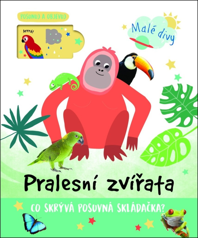 Pralesní zvířata (Co skrývá posuvná skládačka?) - kniha z kategorie Naučné knihy