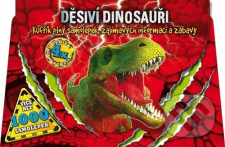 Děsiví dinosauři (Kufřík plný samolepek, zajímavých informací a zábavy) - kniha z kategorie Pro děti