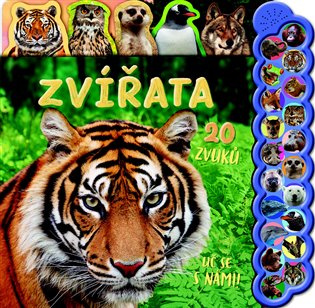 Zvířata - 20 zvuků / uč se s námi! - kniha z kategorie Naučné knihy