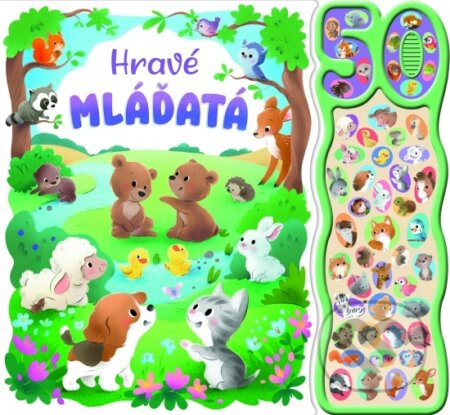 Hravé mláďatá - 50 zvukov - Valentina Jaskina (ilustrátor) - kniha z kategorie Pro děti