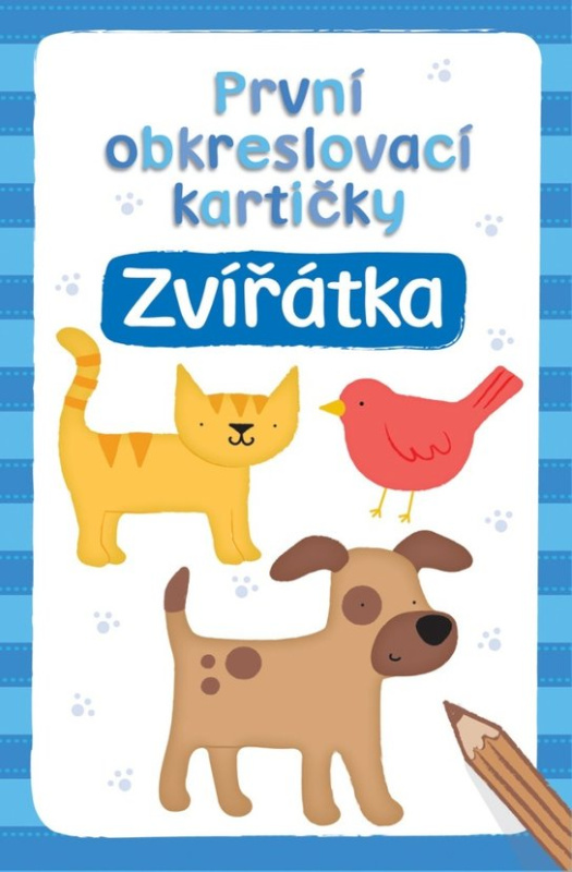 První obkreslovací kartičky - Zvířátka