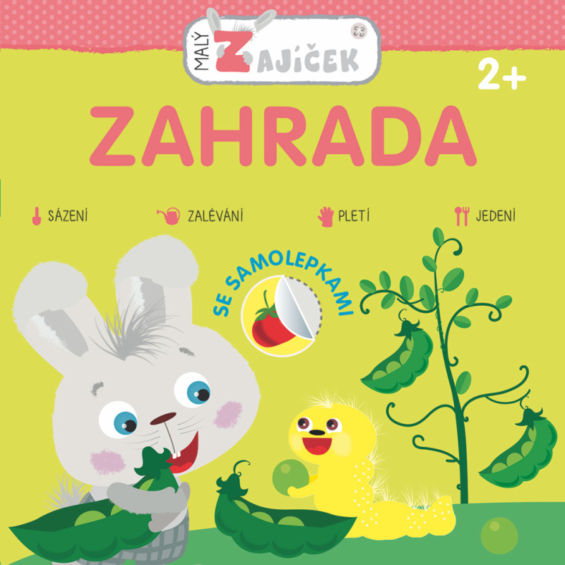Malý zajíček Zahrada - sešit se samolepkami