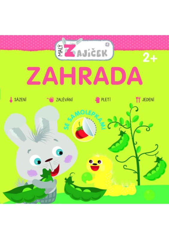 Malý zajíček Zahrada - sešit se samolepkami