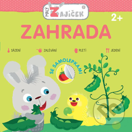 Malý zajíček Zahrada - sešit se samolepkami