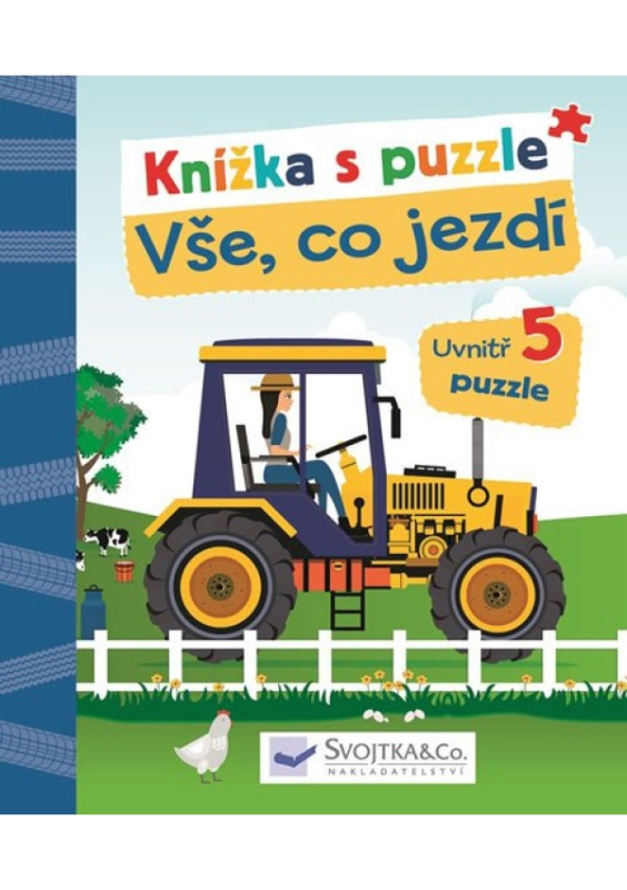 Svojtka & Co. Knížka s puzzle: Vše, co jezdí