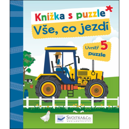 Svojtka & Co. Knížka s puzzle: Vše, co jezdí