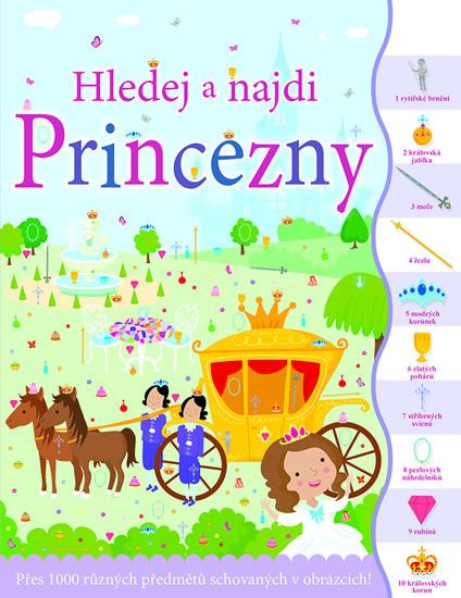 Hledej a najdi - Princezny - Susie Linn