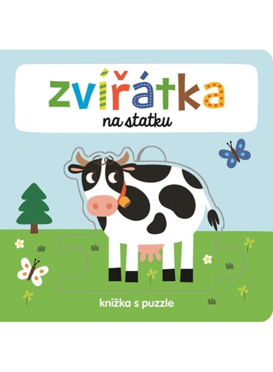 Svojtka & Co. Knížka s puzzle: Zvířátka na statku