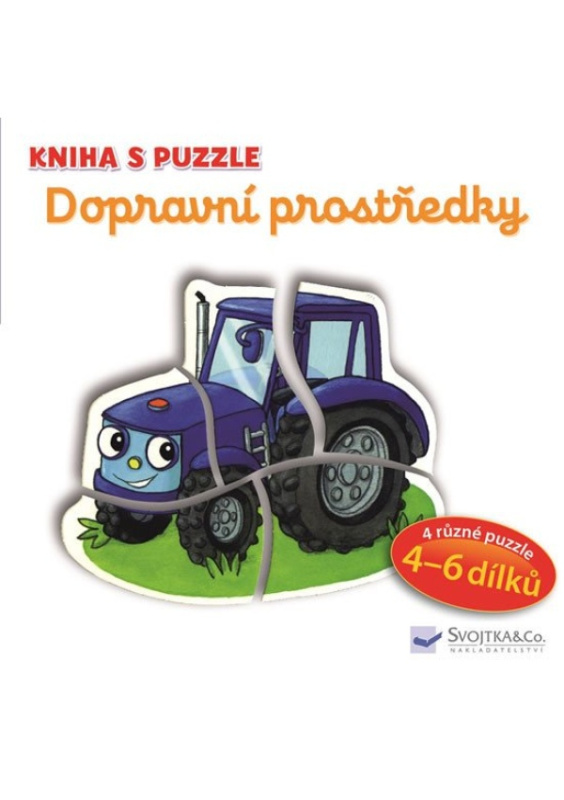 Svojtka & Co. Kniha s puzzle: Dopravní prostředky