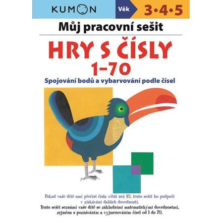 Můj pracovní sešit - Hry s čísly 1-70 - Giovanni K. Moto, Toshihiko Karakida, Yoshiko Murakami, Yoshihiro Suzuki