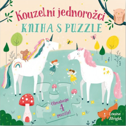 Svojtka & Co. Kniha s puzzle: Kouzelní jednorožci