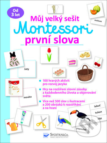 Můj velký sešit Montessori první slova