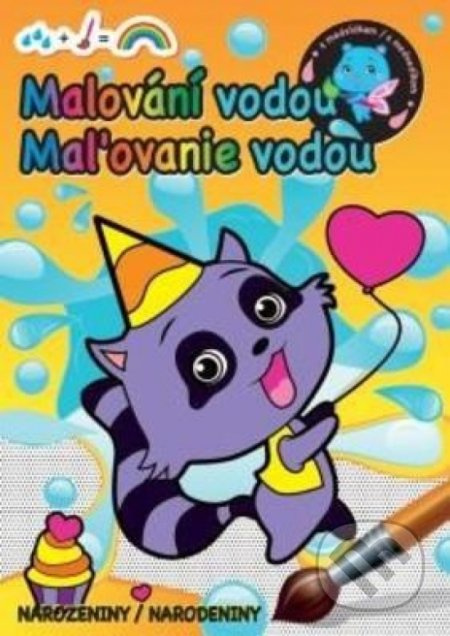 Malování vodou - Narozeniny