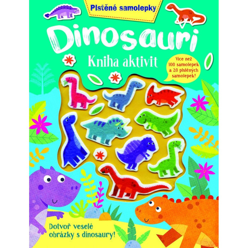 Plstěné samolepky - Dinosauři