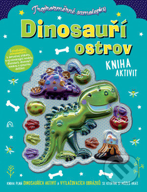 Trojrozměrné samolepky - Dinosauří ostrov - Stuart Lynch