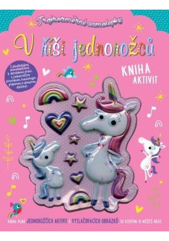 Trojrozměrné samolepky - V říši jednorožců - Stuart Lynch