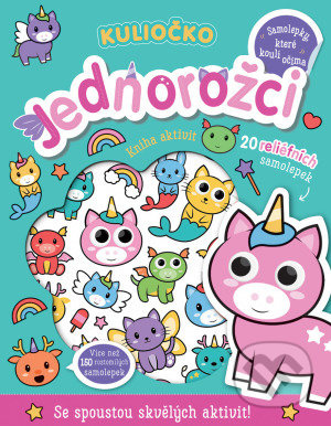 Kuliočko - Jednorožci 20 reliéfních samolepek - Connie Isaacs