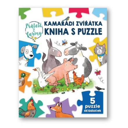 Kniha s puzzle: kamarádi zvířátka