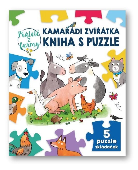 Kniha s puzzle: kamarádi zvířátka
