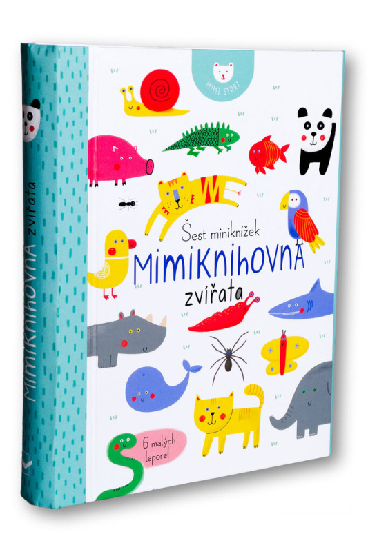 Šest miniknížek - Mimiknihovna zvířata