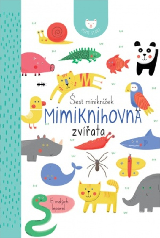 Šest miniknížek - Mimiknihovna zvířata