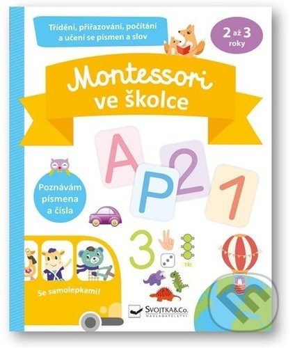 Montessori ve školce se samolepkami - Lucille Hasiak
