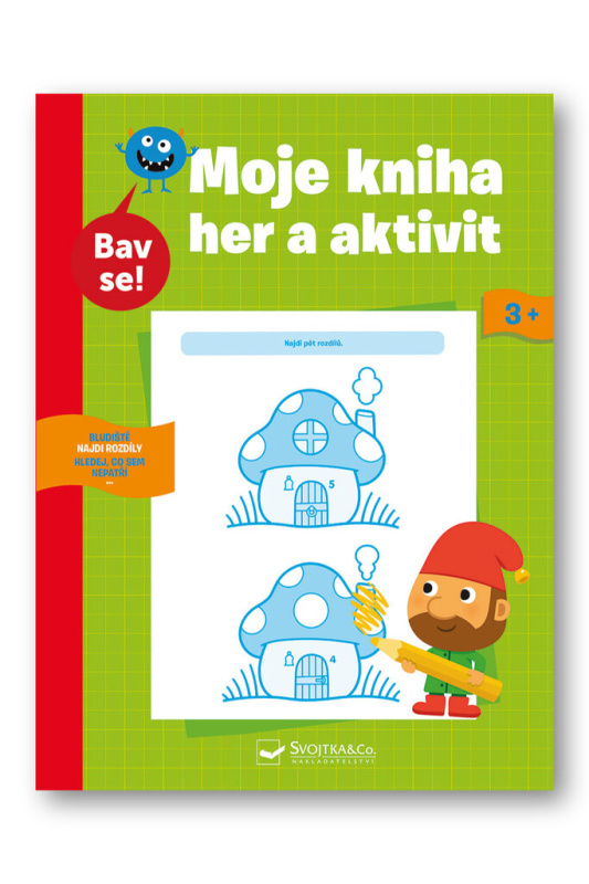 Moje kniha her a aktivit 3+