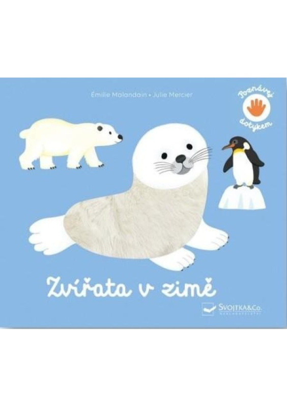 Poznávej dotykem - Zvířata v zimě - Émilie Malandain, Julie Mercierová