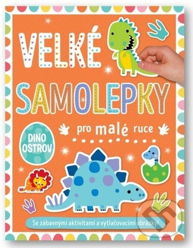 Velké samolepky pro malé ruce - Dino ostrov