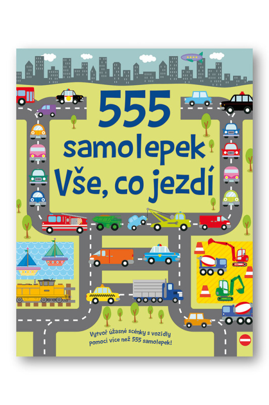 555 samolepek Vše co jezdí