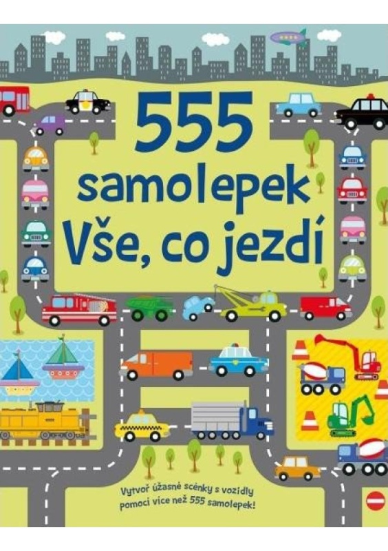 555 samolepek Vše co jezdí
