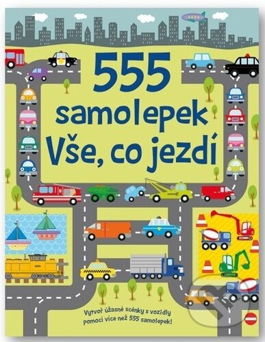 555 samolepek Vše co jezdí