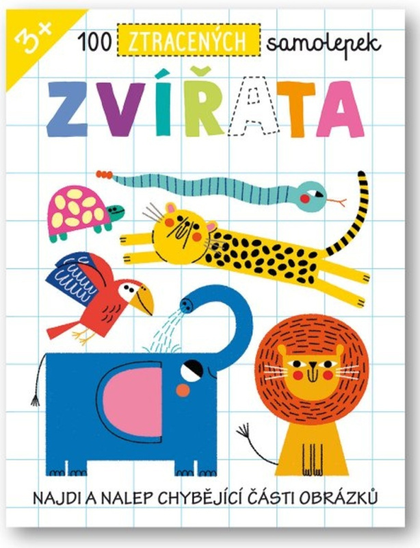 100 ztracených samolepek - Zvířata - Eve Robertson