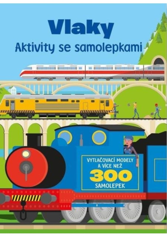 Vlaky - Aktivity se samolepkami