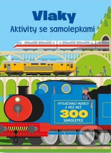 Vlaky - Aktivity se samolepkami