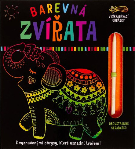 Barevná zvířata - Vyškrabávací obrázky - Olena Herasimova